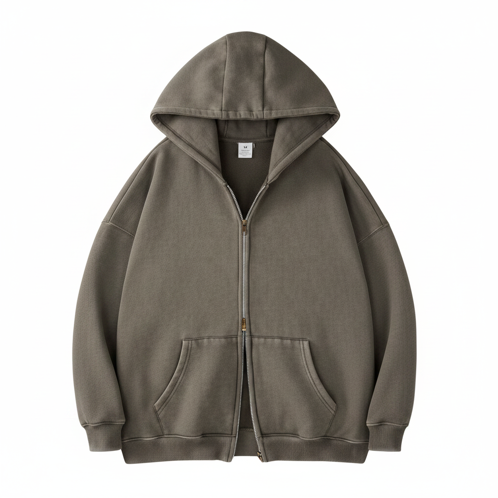 SINPRO Oversized zip Hoodie
