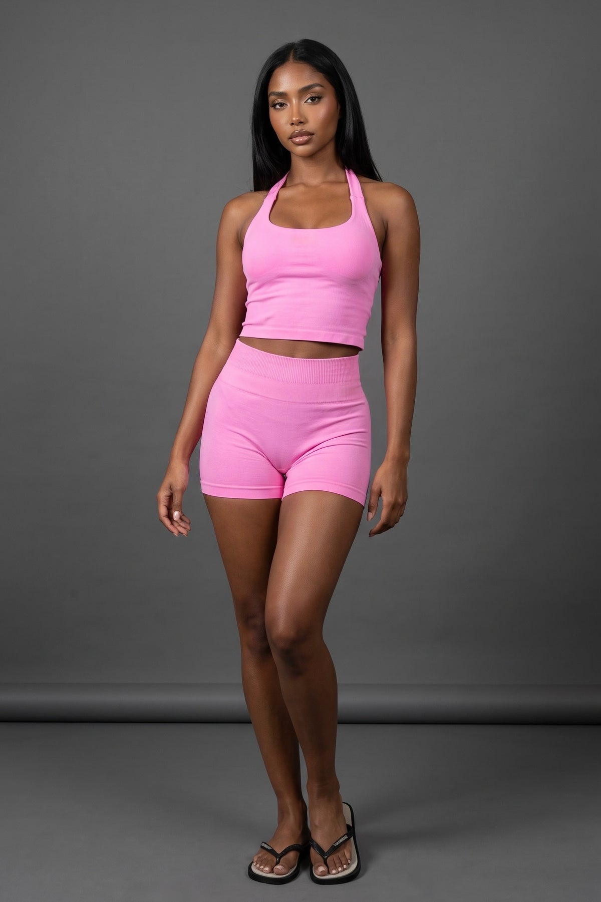 SINPRO Sculpt Padded Halter Neck Set