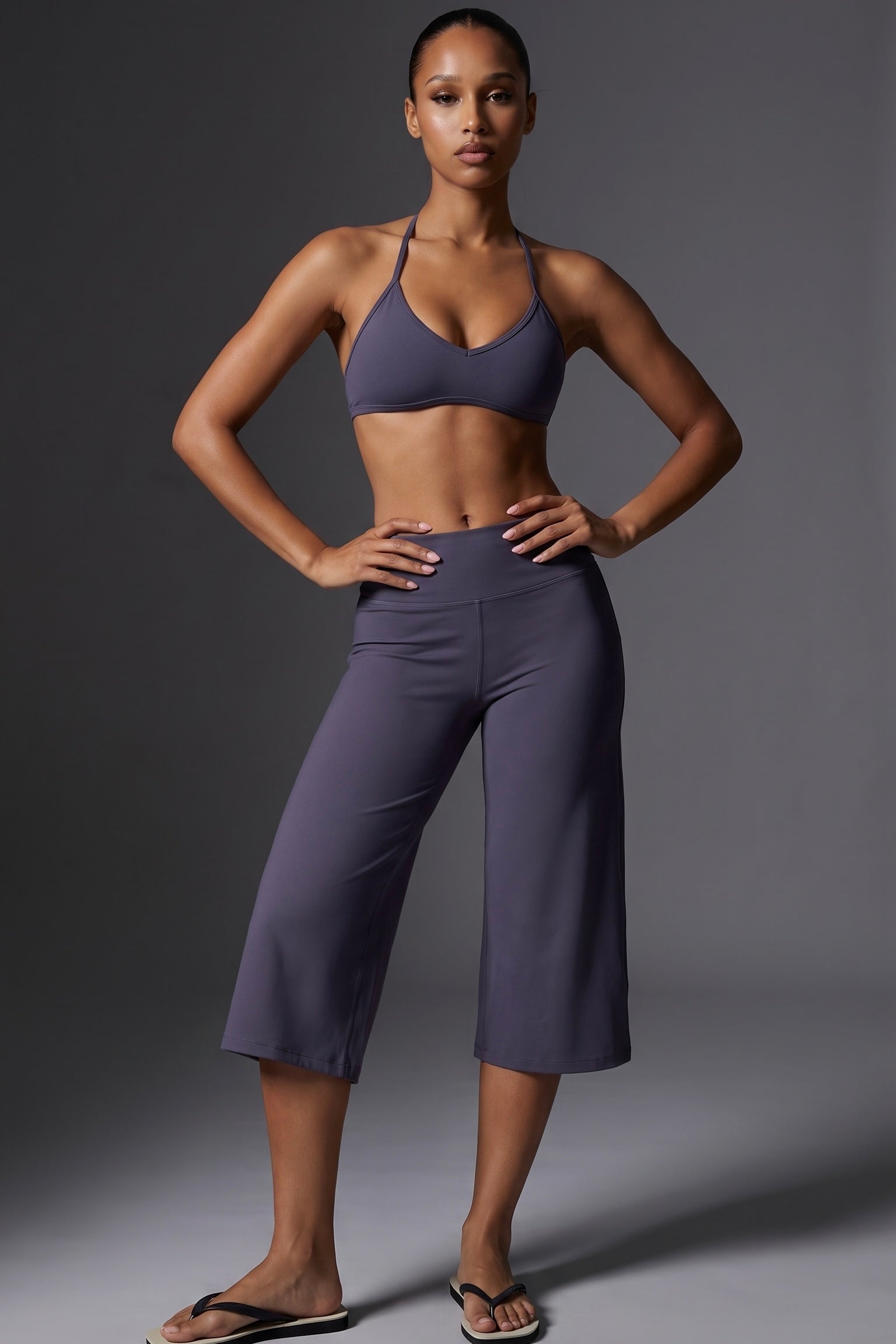 SINPRO Wide Leg Capri Set