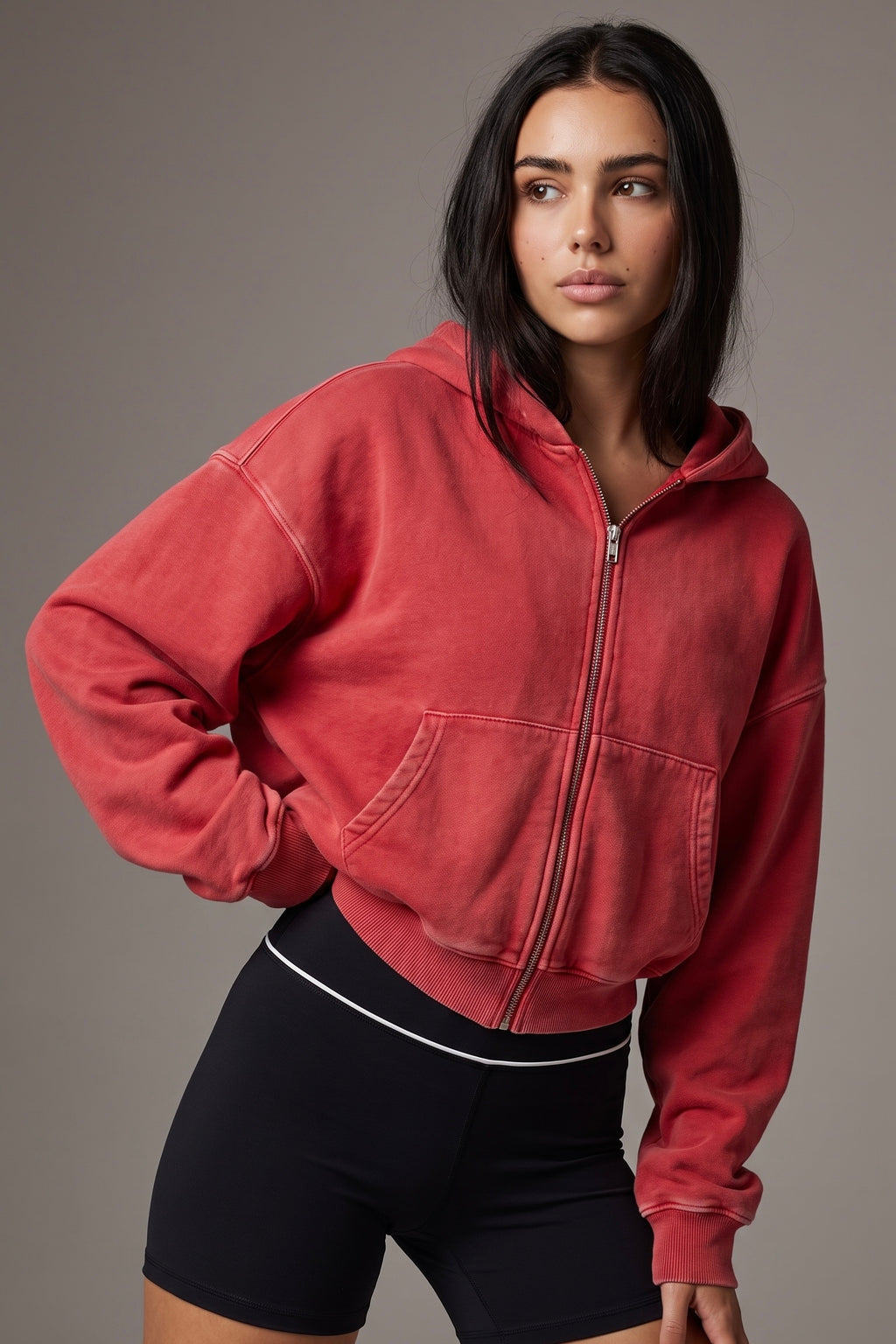 SINPRO Oversized zip Hoodie