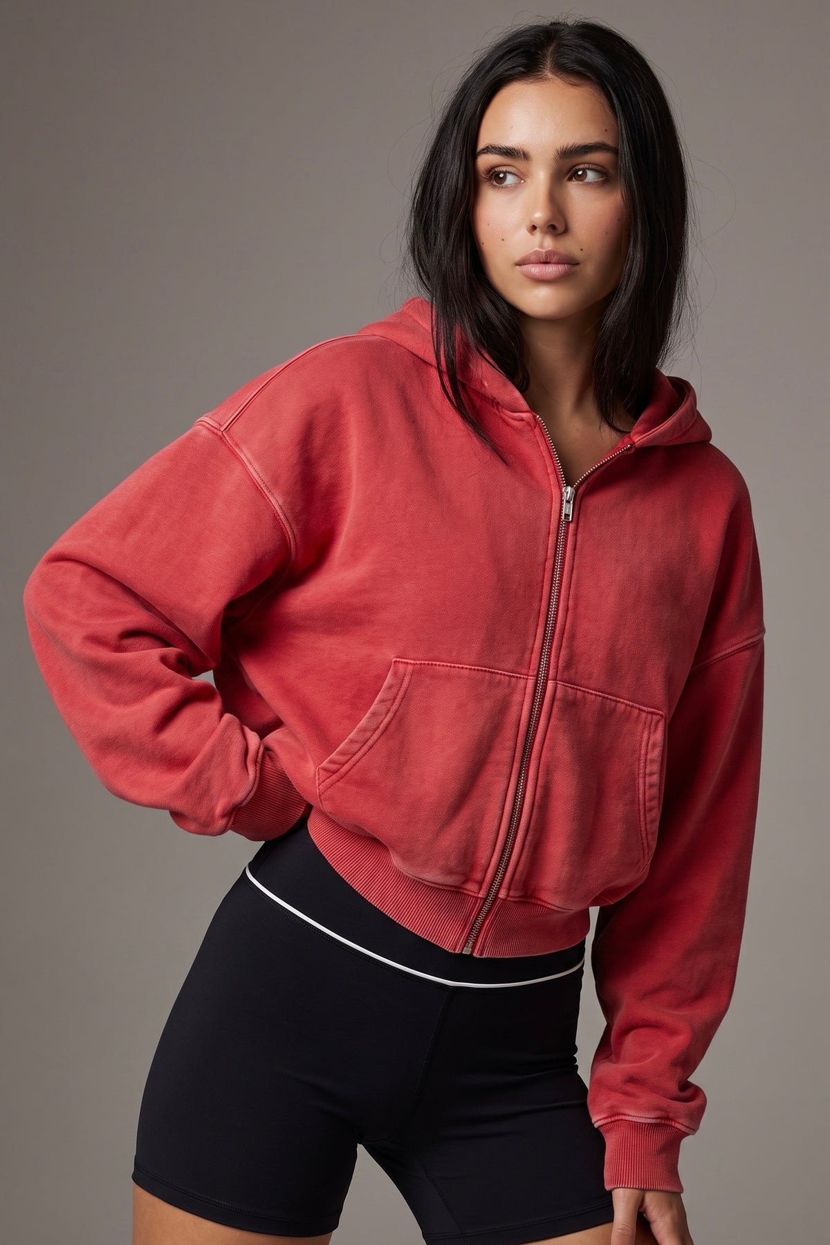 SINPRO Oversized zip Hoodie