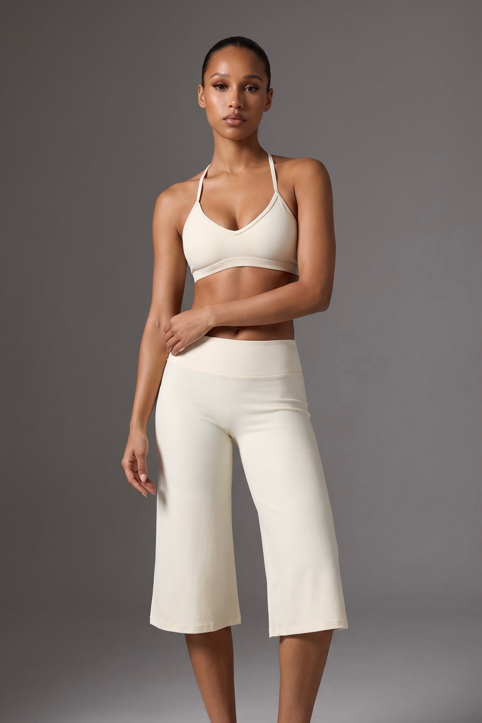SINPRO Wide Leg Capri Set