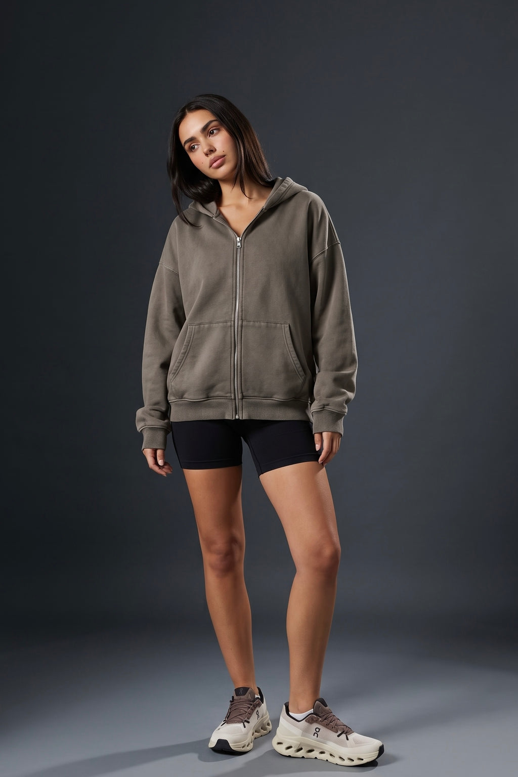 SINPRO Oversized zip Hoodie