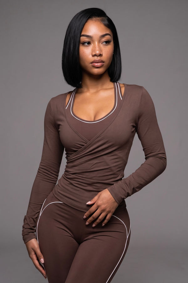 SINPRO Flow Longline Wrap Top