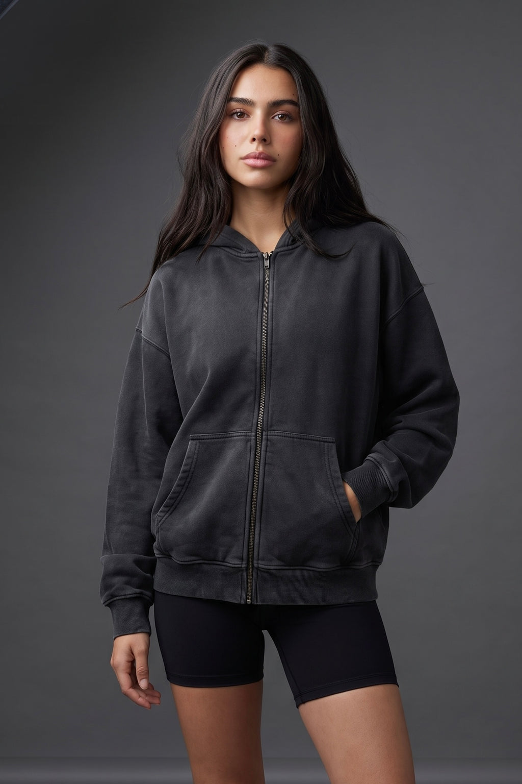 SINPRO Oversized zip Hoodie