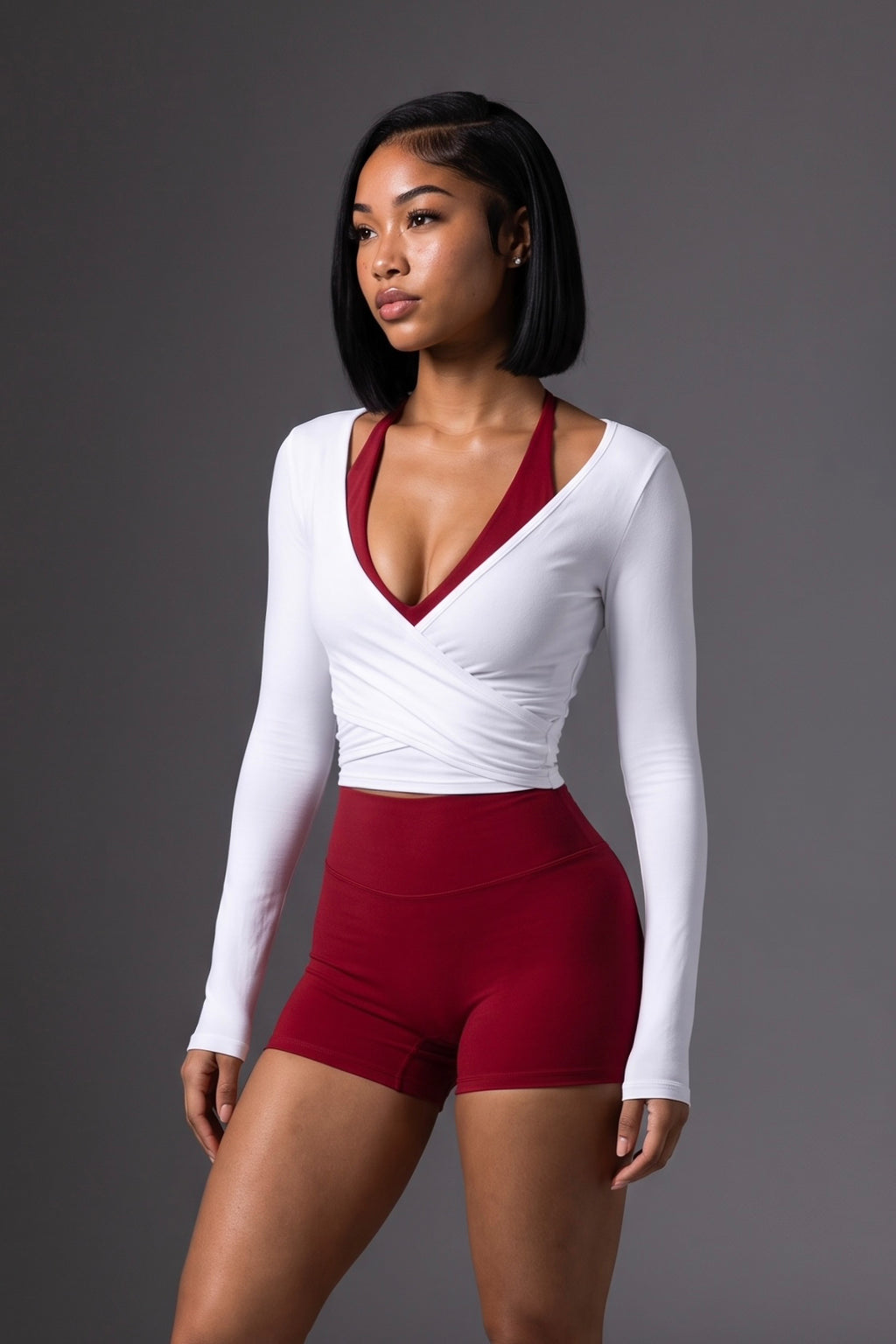 SINPRO Flow Longline Wrap Top