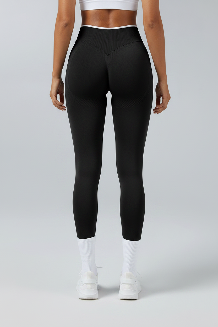 Black Scrunch Leggings - Fresh Attempt