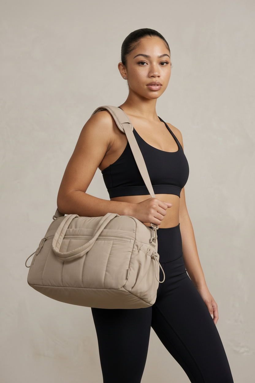 Quilted Gym Bag